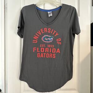 NCAA University of Florida Gators Gray Woman's Shirt Size Large